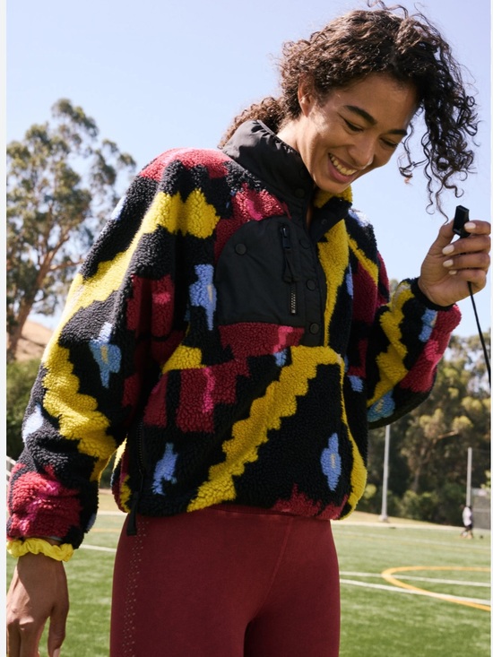 Free People Jackets & Blazers - FP Movement Rocky Ridge Fleece Pullover Moroccan Night Free People